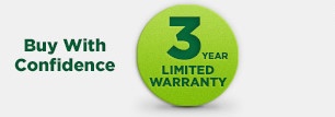 3 year warranty